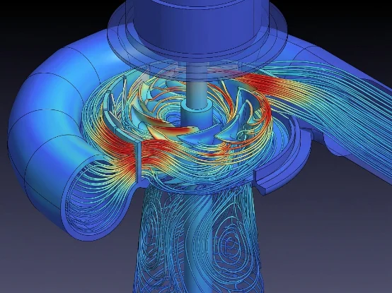 Wind turbine wake CFD simulation across an energy site